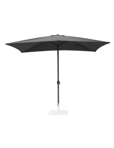 Parasol rectangulaire Bolero Seville 2x3m noir - 245 g/m²