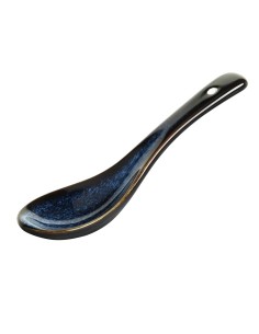 Cuillères à soupe Olympia Luna bleu nuit - lot de 12