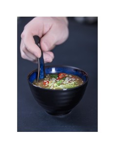 Cuillères à soupe Olympia Luna bleu nuit - lot de 12 2