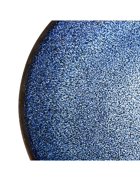 Assiettes creuses Olympia Luna bleu nuit 255 mm - lot de 4