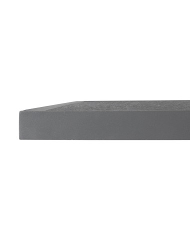 Plateau de table extérieur carré Bolero noir brossé 700 mm