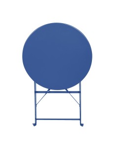 Table terrasse ronde Bolero Perth bleu marine - 600 mm 2