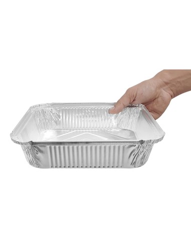 Barquettes aluminium 2,1L Fiesta Recyclable - lot de 200