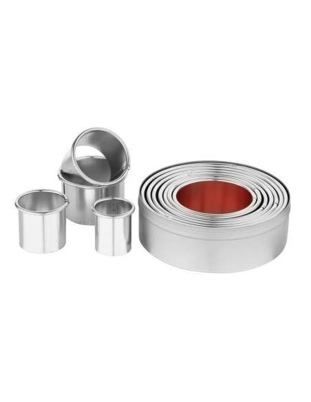 Lot d'emporte-pièces ronds Vogue - 11 pièces 10 cm
