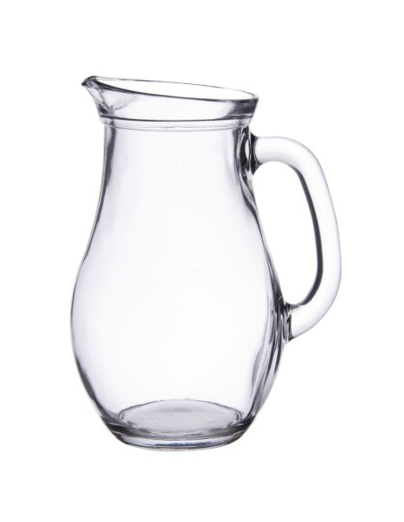 Pichets en verre bistro Utopia 1L - lot de 6