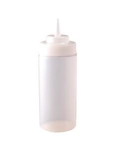 Distributeur de sauce Vogue 454 ml col large - Transparent
