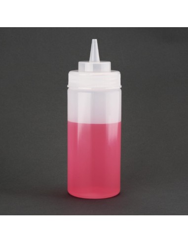 Distributeur de sauce Vogue 454 ml col large - Transparent