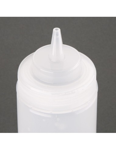 Distributeur de sauce Vogue 454 ml col large - Transparent