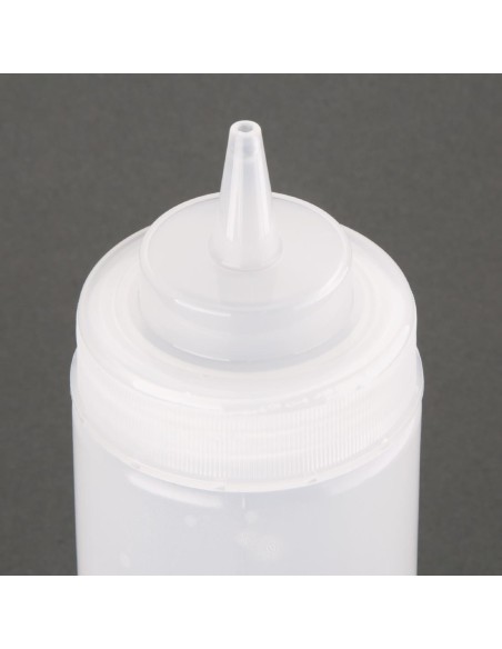 Distributeur de sauce Vogue 454 ml col large - Transparent
