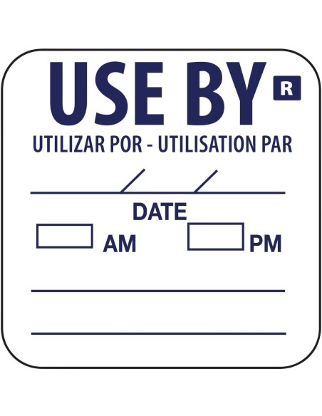 Etiquettes Hygiplas 25x25 mm - Lot de 1000