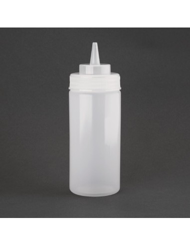 Distributeur de sauce Vogue 454 ml col large - Transparent