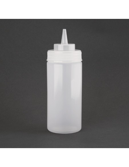 Distributeur de sauce Vogue 454 ml col large - Transparent