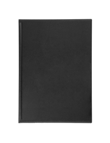 Protège-menus Olympia A5 noir en PVC - 2 pages