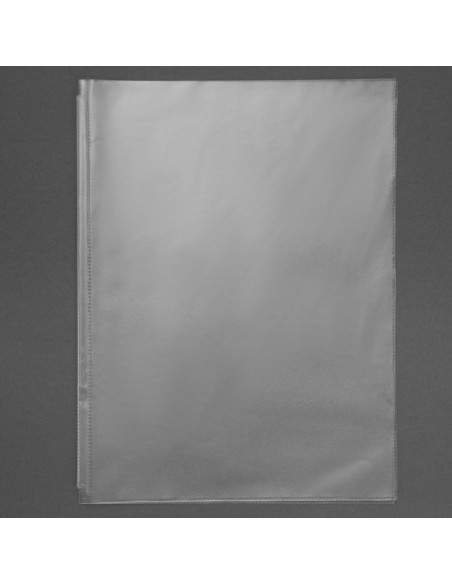 Feuillet supplémentaire Olympia A4 transparent - Intercalaire menu