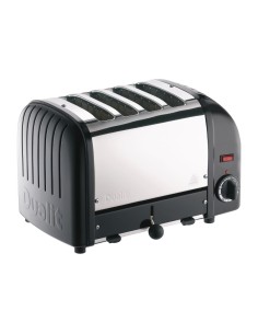 Grille-pain 4 tranches noir Dualit Vario 40344 - 2,2kW