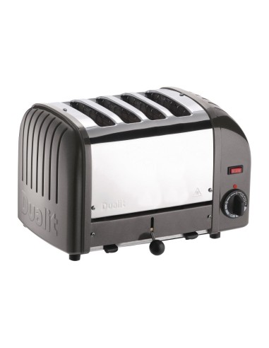 Grille-pain 4 tranches anthracite Dualit 40348 - 2,2 kW