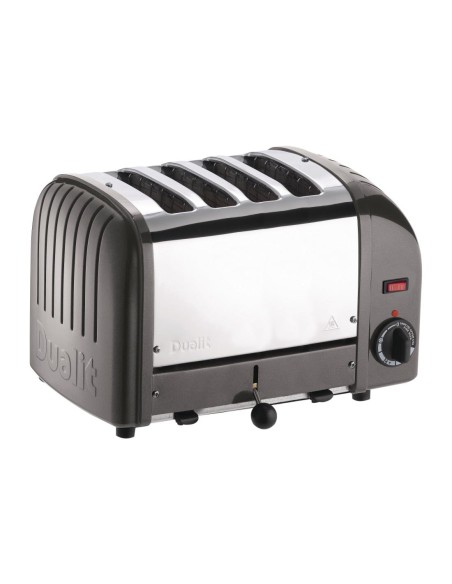 Grille-pain 4 tranches anthracite Dualit 40348 - 2,2 kW