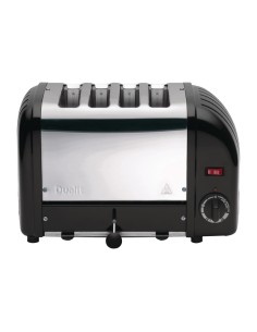Grille-pain 4 tranches noir Dualit Vario 40344 - 2,2kW 2