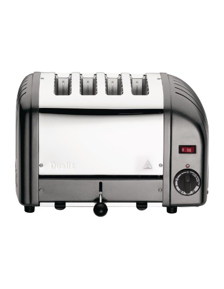 Grille-pain 4 tranches anthracite Dualit 40348 - 2,2 kW