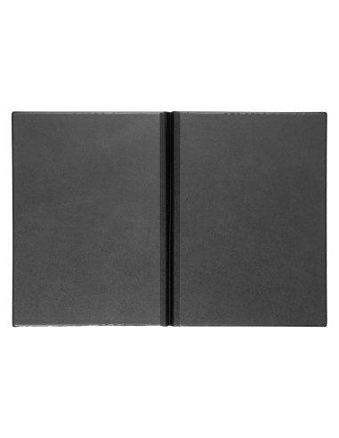 Protège-menus en PVC Olympia A4 noir - 2 pages