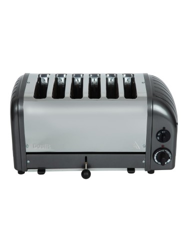 Grille-pain 6 tranches anthracite Dualit Vario 60156