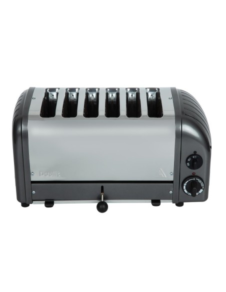 Grille-pain 6 tranches anthracite Dualit Vario 60156