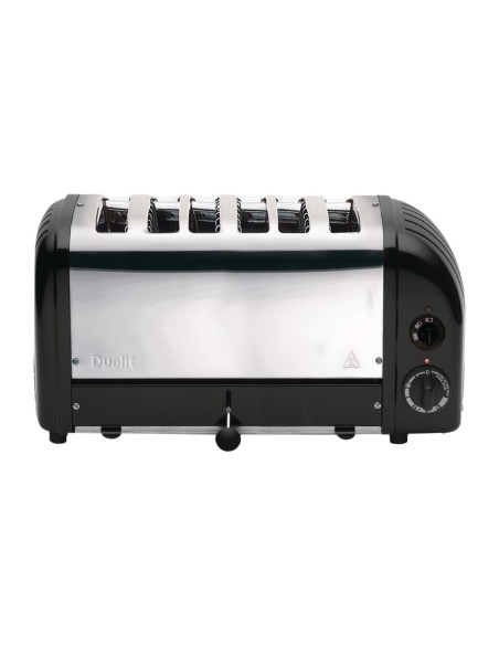 Grille-pain 6 tranches noir Vario Dualit 60145