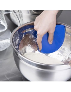 Corne à pâtisserie Vogue 114x76 mm - Plastique bleu 2