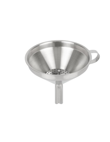 Entonnoir inox Kitchen Craft 120 mm avec passoire amovible