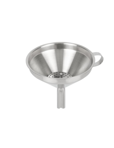 Entonnoir inox Kitchen Craft 120 mm avec passoire amovible
