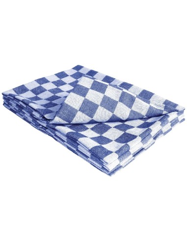 Torchon de cuisine Vogue bleu - 100% coton 660x660 mm