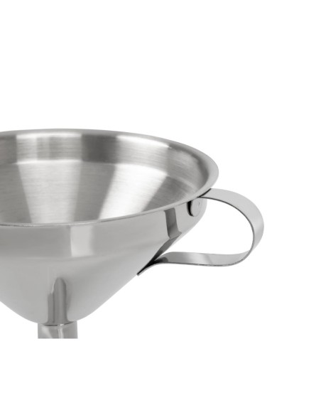 Entonnoir inox Kitchen Craft 120 mm avec passoire amovible