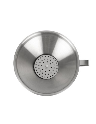 Entonnoir inox Kitchen Craft 120 mm avec passoire amovible