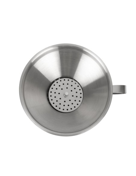 Entonnoir inox Kitchen Craft 120 mm avec passoire amovible