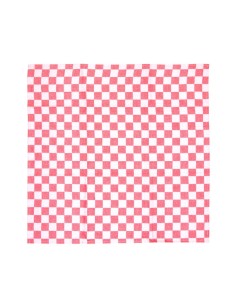 Torchon de cuisinier Vogue rouge - 66x66 cm 100% coton 2