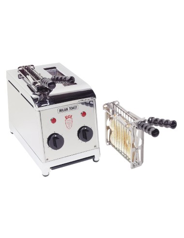 Toaster 2 fentes Milan - Grille-pain inox 230V