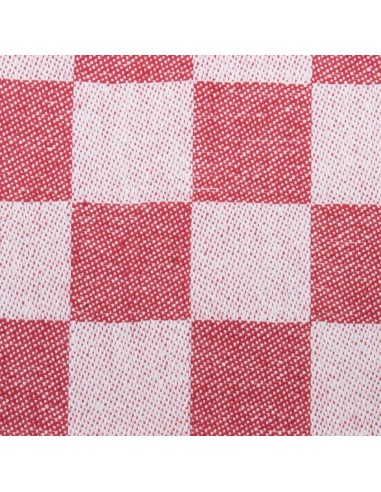 Torchon de cuisinier Vogue rouge - 66x66 cm 100% coton