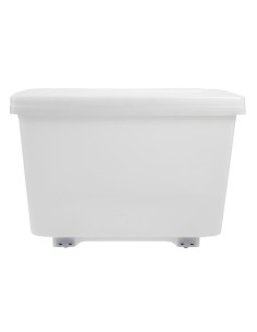 Conteneur alimentaire mobile Araven 90L - blanc, roulettes, ventilation 2