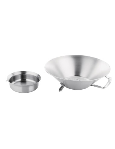 Passoire à frites Vogue en inox - Grande capacité