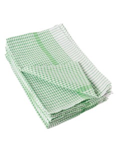 Torchons Vogue Wonderdry verts - Lot de 10
