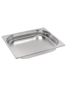 Bac inox perforé GN 1/2 40mm Vogue - 2,5 L