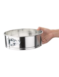 Moule rond à charnière Vogue 220mm - Étain 2