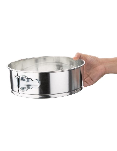 Moule rond à charnière Vogue 220mm - Étain