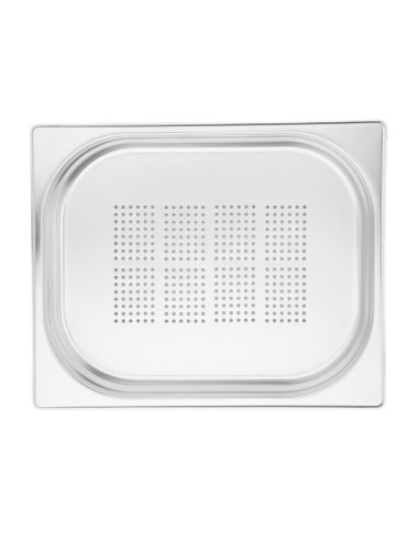 Bac inox perforé GN 1/2 40mm Vogue - 2,5 L