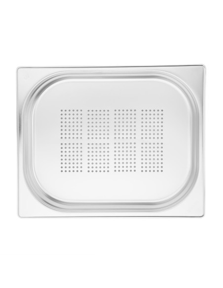 Bac inox perforé GN 1/2 40mm Vogue - 2,5 L