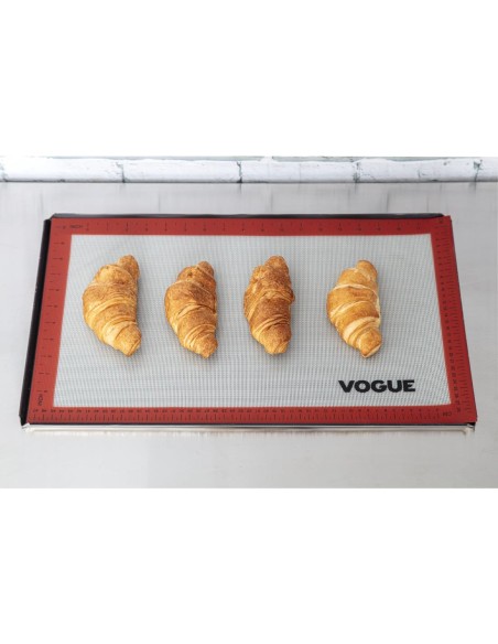 Tapis de cuisson antiadhésif Vogue 52x32 cm - Silicone blanc