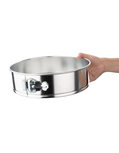 Moule rond à charnière en fer blanc Vogue 260mm - 75x260 mm
