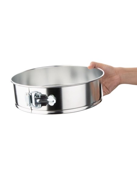 Moule rond à charnière en fer blanc Vogue 260mm - 75x260 mm