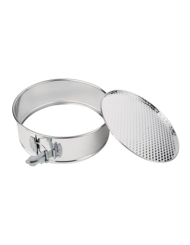 Moule rond à charnière en fer blanc Vogue 260mm - 75x260 mm