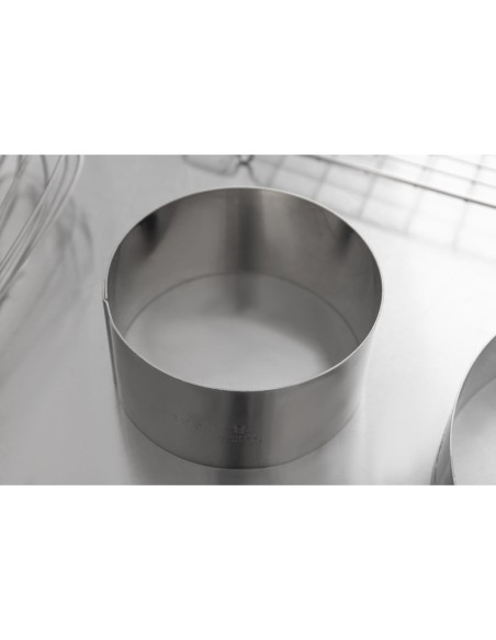Cercle à mousse 120 x 60 mm - Matfer Bourgeat